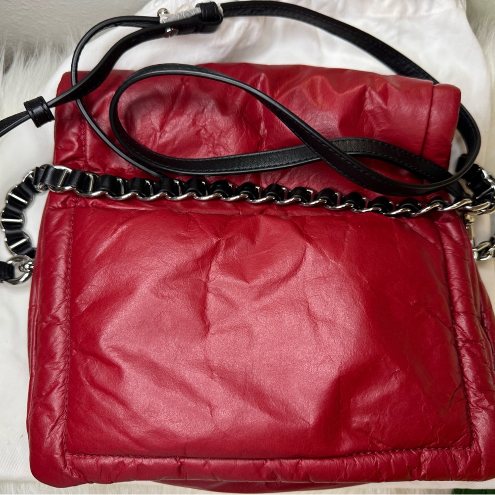 Red Leather Women's Bag